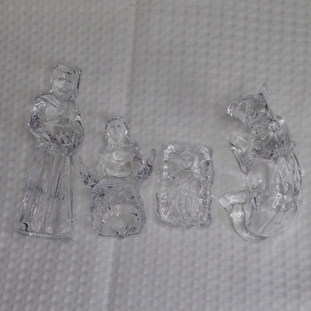 Cristal d'Arques Crystal Nativity Set De Noel - Picture 7 of 11
